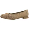 Image de Femmes Caprice Ballerine Textile Glissement/ouvert Talon bloc - Bark Comb 311