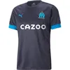 Image de Maillot Puma OM Away Replica - Réf. 766095-02. Couleur : Bleu nuit Bleu. Détails. - Coupe régulière. - Construction à manches