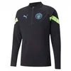 Image de SWEATSHIRT MCFC TR 1/4 ZIP TOP - PUMA BLACK-FIZZY LIGHT