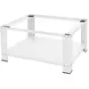 Image de Support pour machine à laver avec étagère 63x54 cm blanc en acier ml-design 490007341