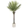 Image de Palmier artificiel plante artificielle arbre en pot 150 cm intérieurextérieur ECD Germany GmbH