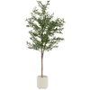 Image de Olivier Artificiel Plante Artificielle Arbre En Pot 210 Cm Intérieur/extérieur