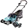 Image de Tondeuse à gazon sans fil - Makita - DLM 432 - 36 V - Largeur de coupe 43 cm - Bac de ramassage 50 L
