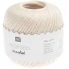 Image de Fil à crocheter - RICO DESIGN - Essentials crochet - Crème - 50 g - 100% coton