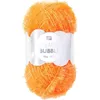 Image de Laine Rico Creative Bubble - RICO DESIGN - 50 g - Blanc - Abricot fluo