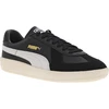 Image de Puma - Sneakers Puma En Cuir De Vachette Noires Et à Lacets Plats - Noires 39