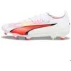 Image de Chaussures de football - Puma - Ultra Ultimate FG - Blanc - Mixte - Taille 38 1/2