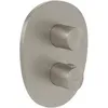Image de Mitigeur thermostatique encastré 2 voies VILLEROY ET BOCH Antao Brushed Nickel Matt