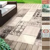 Image de Tapis dextérieur Pour terrasse et balcon Coton Gris 200 x 290 cm