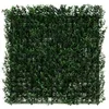 Image de Décoration murale en plantes artificielles - KARAT - Buxus - 50 x 50 cm - Vert vif - Design contemporain