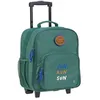 Image de Lässig Valise vert foncé pour fille et garçon - Little Gang Trolley Dark Green 287684