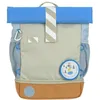 Image de Lässig Sac à dos kaki bleu pour fille et garçon - Sunny Explorer Mini Rolltop Backpack Green / Blue 313108