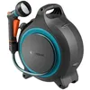 Image de Dévidoir automatique portable - GARDENA - MoveMatic - Tuyau de 125 m Ø 85 mm + Tuyau de raccordement de 15 m + Pistolet arrosoir