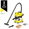 Image de Aspirateur eau et poussière KARCHER WD 4 S V-20/5/22 - Cuve inox 20 L - 1000W