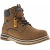 Image de Dockers - Bottines Miel à Talon Plat Avec Un Zip Et Des Lacets Ronds Et Logo Embossé - Miel 44