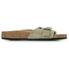 Image de Sandales femme Birkenstock Oita Braided Suede Leather