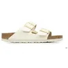 Image de Sandales Birkenstock Arizona - Femme - Beige - Cuir