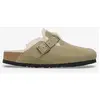 Image de Sabots Birkenstock Boston Shearling largeur étroite beige - 39
