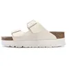 Image de Sandales Beige Femme Birkenstock Arizona Papflex