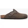 Image de Sabots Birkenstock Boston BS Cuir Mixte largeur étroite marron - 44