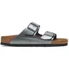 Image de Sandales Birkenstock Arizona Birko-Flor Narrow gris foncé marron - 40