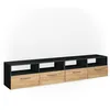 Image de Meuble tv Diego 190x38cm Anthracite Vicco 36780