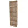 Image de Bibliothèque Bob 60x190cm avec 5 compartiments Sonoma Vicco 40279