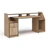 Image de Bureau Joel 179.8x65.5cm avec 1 tiroir et 1 porte Chêne de force doré Vicco 41594