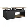 Image de Vicco table basse, noir, 55x54cm
