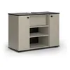 Image de Meuble sous lavabo Joli 80x59cm avec 2 portes Grège Vicco 52205