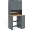 Image de Vicco armoire machine à laver, anthracitechêne doré, 93.6x88.2cm 2 pièces avec étagère