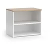 Image de Meuble TV Wido 60x50cm avec 2 compartiments Blanc/Sonoma Vicco 56263