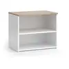 Image de Vicco meuble tv, blancsonoma, 60x50cm avec 2 compartiments