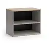 Image de Vicco meuble tv, grège, 60x50cm avec 2 compartiments