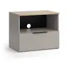 Image de Vicco meuble tv, grège, 60x50cm avec tiroir