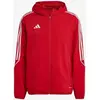Image de Veste adidas Tiro 23 League rouge blanc - XS