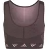 Image de Débardeur d'entraînement court sans couture fille adidas Aeroknit Marron HM4425