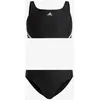 Image de Bikini adidas 3S noir mat blanc - 110