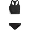 Image de Haut de bikini adidas Branded Beach noir intense blanc femme - 36