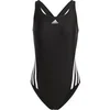 Image de Maillot de bain 1 pièce à 3 bandes femme adidas Noir 44 IB5986