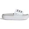 Image de Claquettes plateforme femme adidas Adilette Blanc 39 IE9703