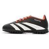 Image de Chaussures de Foot Noir/Orange Junior Adidas Predator Club TF