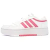 Image de Baskets Blanches/Roses Femme Adidas Hoops 3.0 Bold
