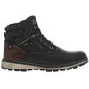 Image de Mustang - Bottines Noires à Talon Plat Pourvues D'une Fermeture Zippée Et De Lacets - Noires 41