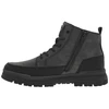 Image de Mustang - Bottines Grises à Talon Plat Pourvues D'une Fermeture Zippée Et De Lacets - Grises 46