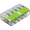 Image de WAGO 221-425 221 Borne de raccordement flexible: 0.14-4 mm² rigide: 0.2-4 mm² Nombre de pôles: 5 25 pc(s) transparent