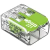 Image de WAGO 221-422 221 Borne de raccordement flexible: 0.14-4 mm² rigide: 0.2-4 mm² Nombre de pôles: 2 100 pc(s) transparent