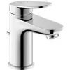 Image de Mitigeur lavabo DURAVIT Wave S Eco 3L/min avec vidage chromé brillant