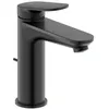 Image de Mitigeur lavabo DUVARIT Wave M avec vidage noir mat