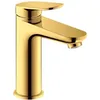 Image de Mitigeur lavabo DUVARIT Wave M sans vidage doré poli